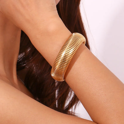 Chunky-Armband Vergoldet