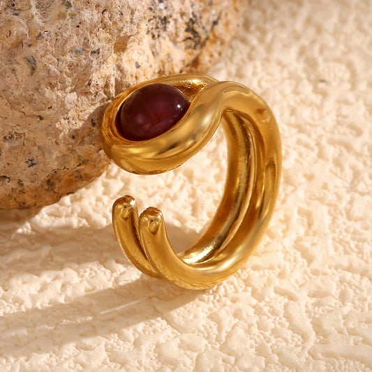Doppelter Zirkonia-Ring
