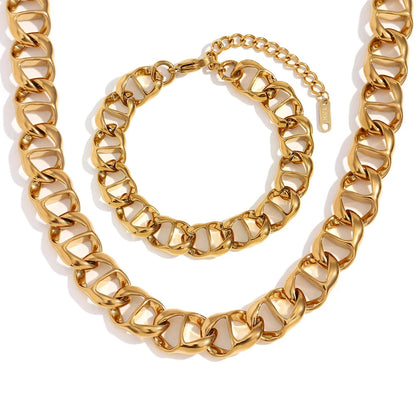 Set Schmuck Vergoldet