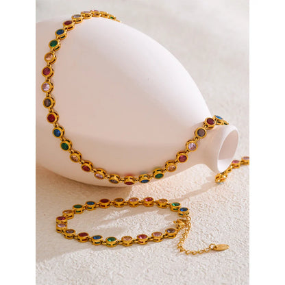 Halskette und Armband Luxo