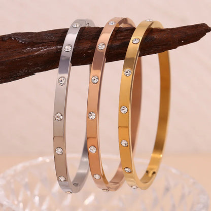 Goldenes Zirkonia-Armband