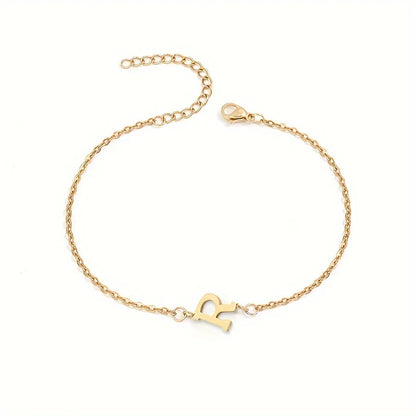 Minimalistisches Armband mit Buchstaben
