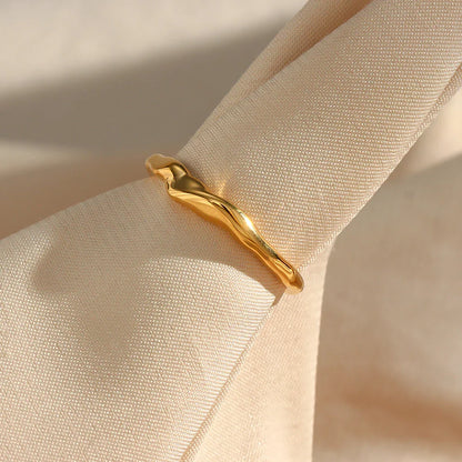 Verstellbarer Vergoldeter Ring