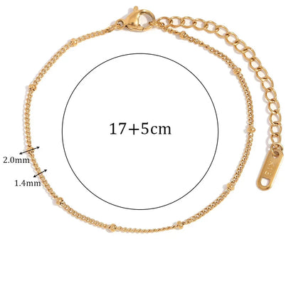 Figaro-Armband Vergoldet